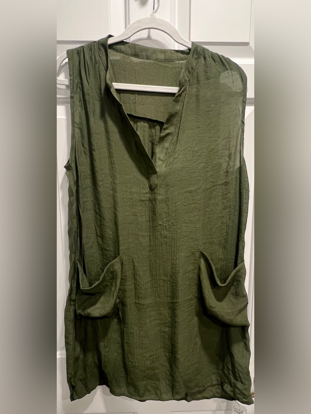 Women’s Cupshe Summer Swim Coverup, Olive Green (OSFM) NWT